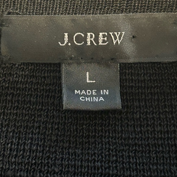 J. Crew Black Collarless Sweater Blazer - Picture 6 of 7